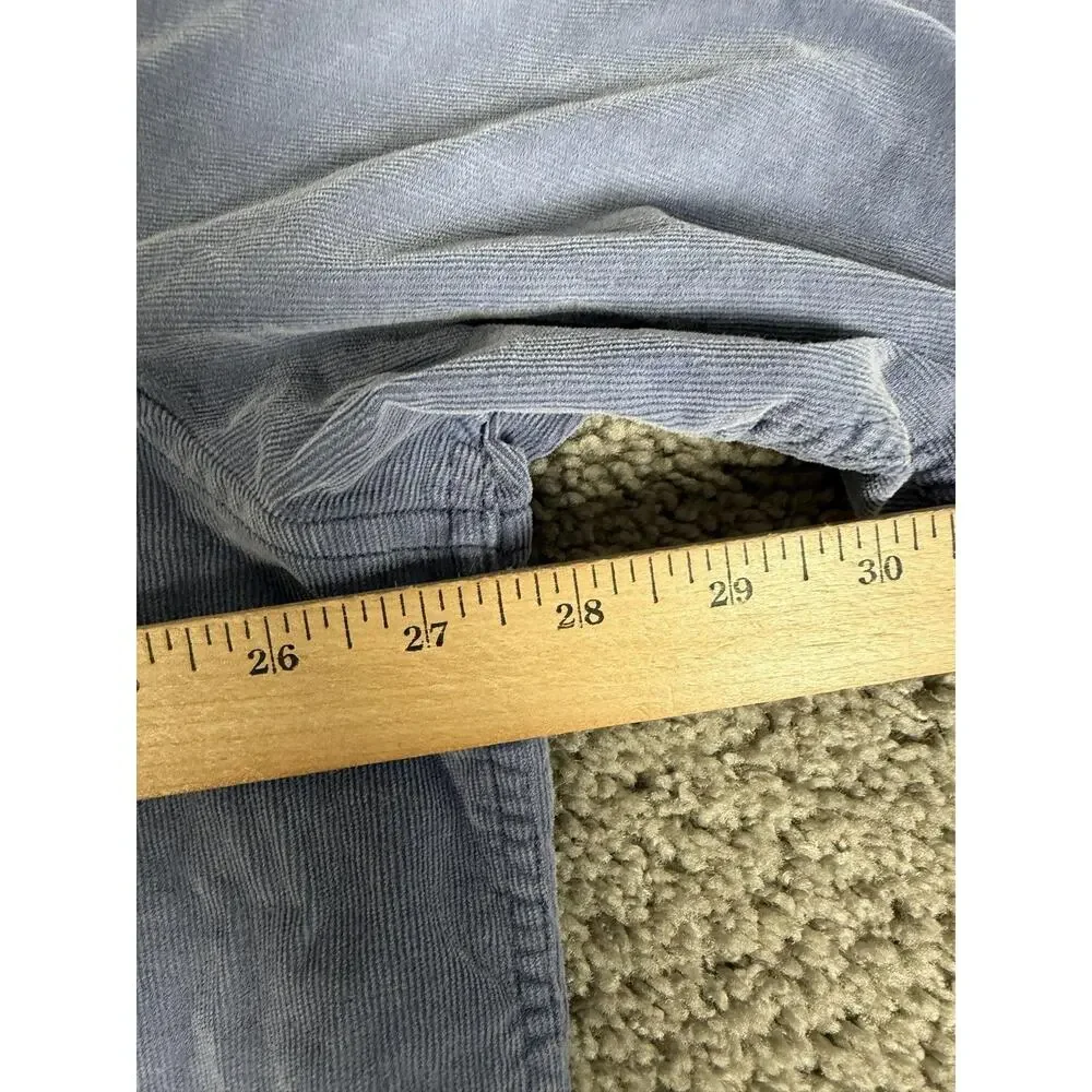 Tommy Bahama Shirt Mens 2XL Blue Corduroy Long Sleeve Button Up Relaxed